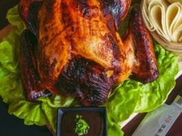 Travel Eats: Asian Inspired Turkey Asian Inspired Turkey Mizu Cayman Islands