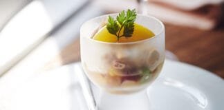 Travel Eats: First & Business Class Dining Business Class Dining Cathay Pacific Feature