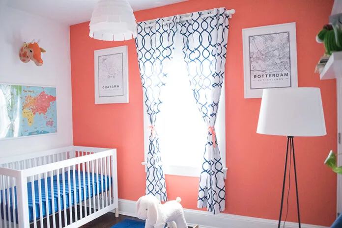 Travel Themed Baby Room