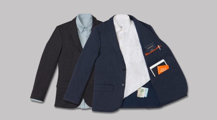 Travel Fashion: All About the Bluffworks Blazer Bluffworks Blazer_flat-lay_02