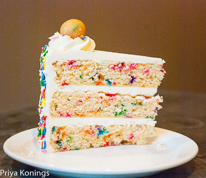 Funfetti Cake at Fare Well Diner on H Street