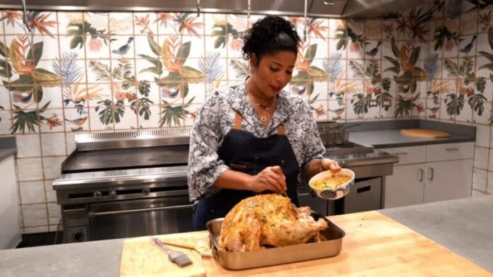 Marinating Turkey 1 Making pavochon Puerto Rican style turkey at home kitchen