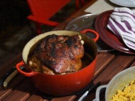 Recipe: Making Pernil Asado at Home Pernil Asado in Outdoor Table