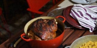 Recipe: Making Pernil Asado at Home Pernil Asado in Outdoor Table