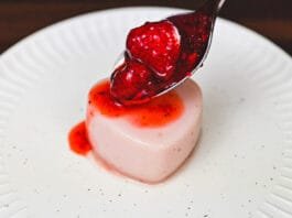 Easy Pink Dessert Recipe: Strawberry Tembleque (Coconut Custard)