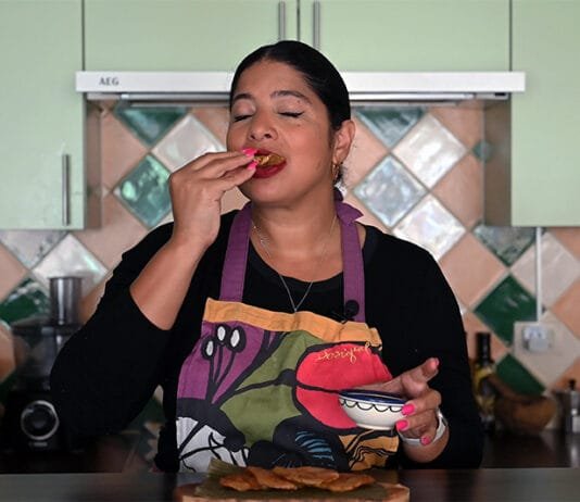 Recipe: How to Make Tostones de Pana (Breadfruit) eating tostones de pana