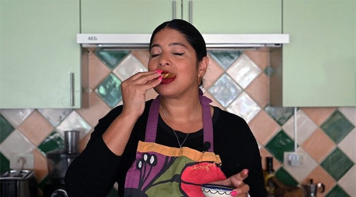 Recipe: How to Make Tostones de Pana (Breadfruit) eating tostones de pana