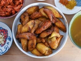 Tropical Twist on a Classic: Plátano Maduro and Chorizo Stuffing Platano and Chorizo Stuffing ingredients