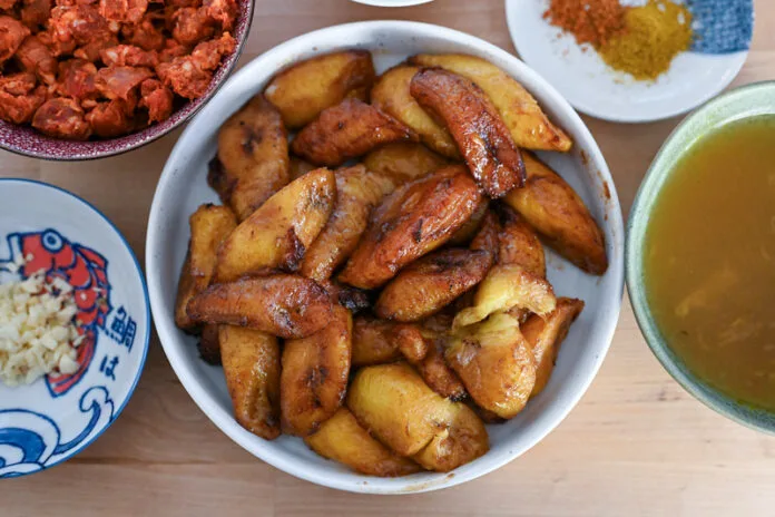 Platano and Chorizo Stuffing-1 Platano and Chorizo Stuffing ingredients