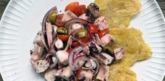 How to Make Puerto Rican Style Octopus Salad (Ensalada de Pulpo) Ensalada de Pulpo Puetro Rican Octopus Salad