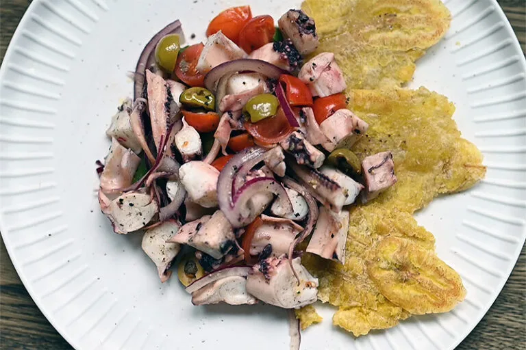 Ensalada de Pulpo Puetro Rican Octopus Salad