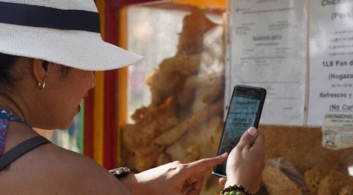 Tech Tips for Food & Travel Content Creators on the Go travel content creation tips woman holding cell phone